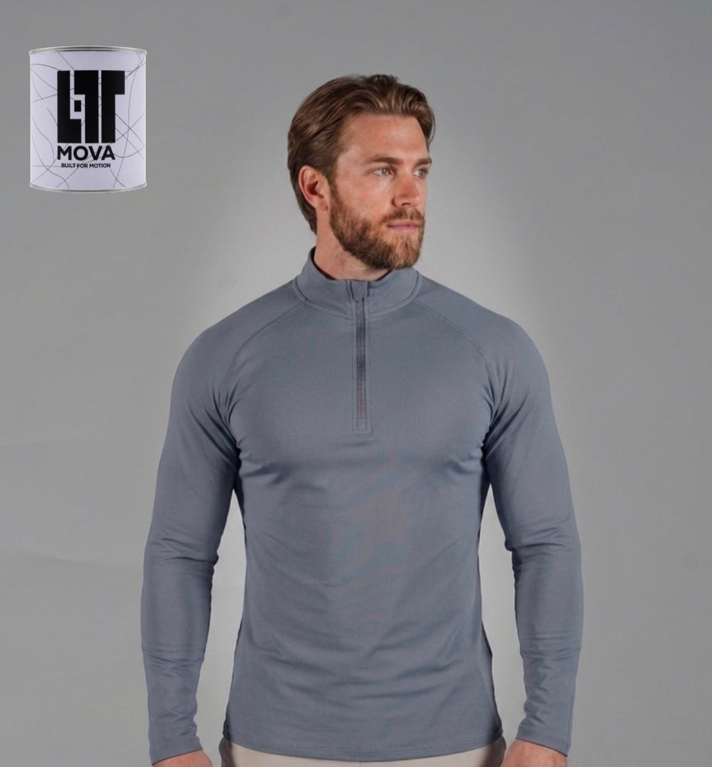 (Fit) Half zip polyester
