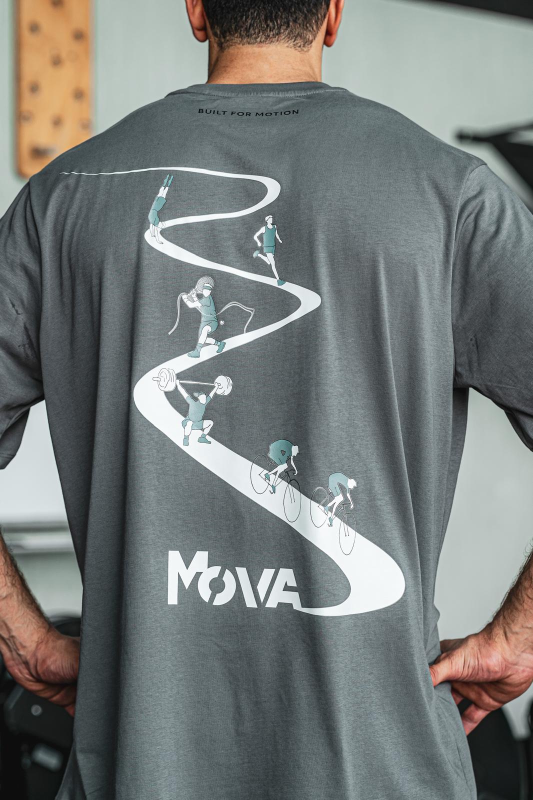 Oversized Designed Grey T-shirt