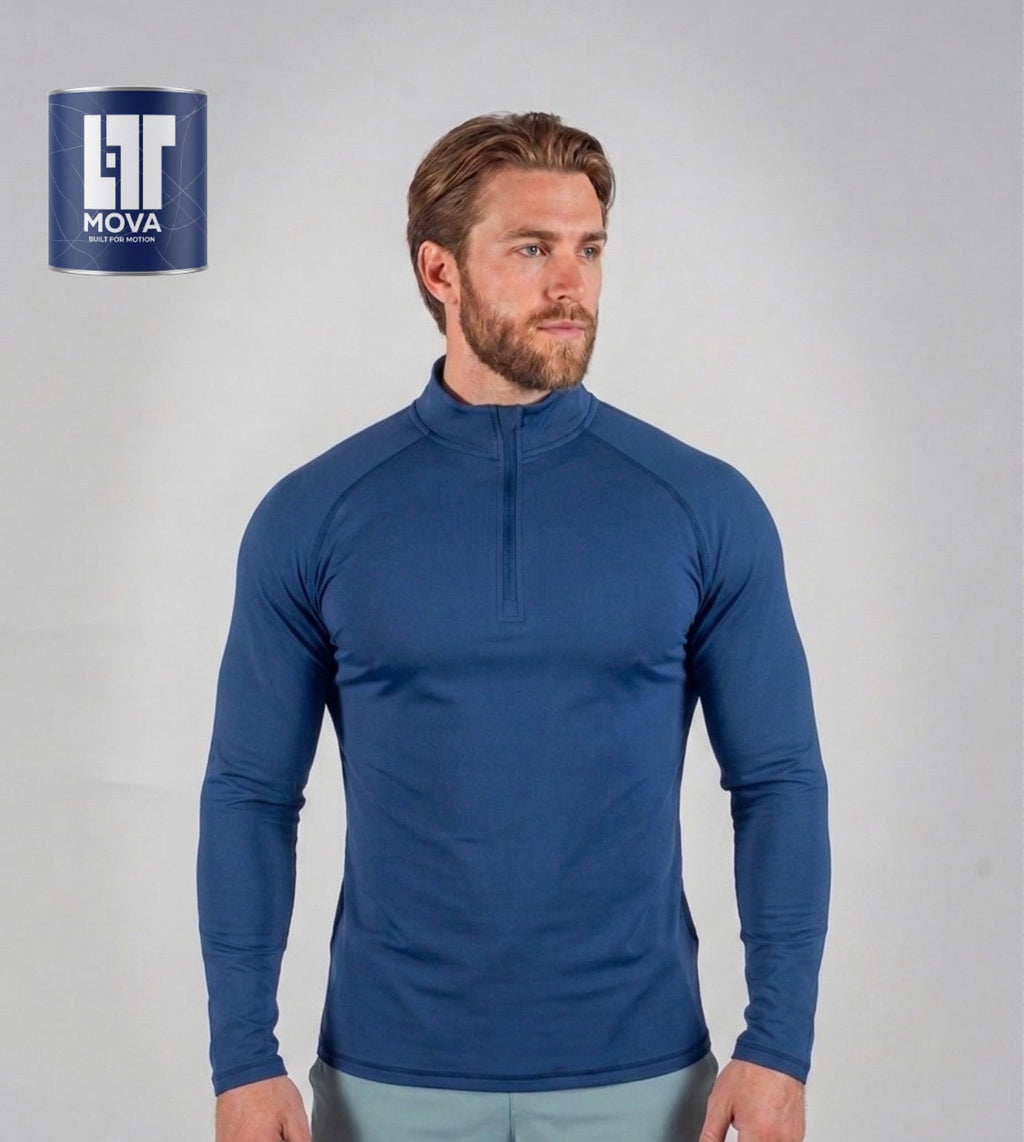 (Fit) Half zip polyester