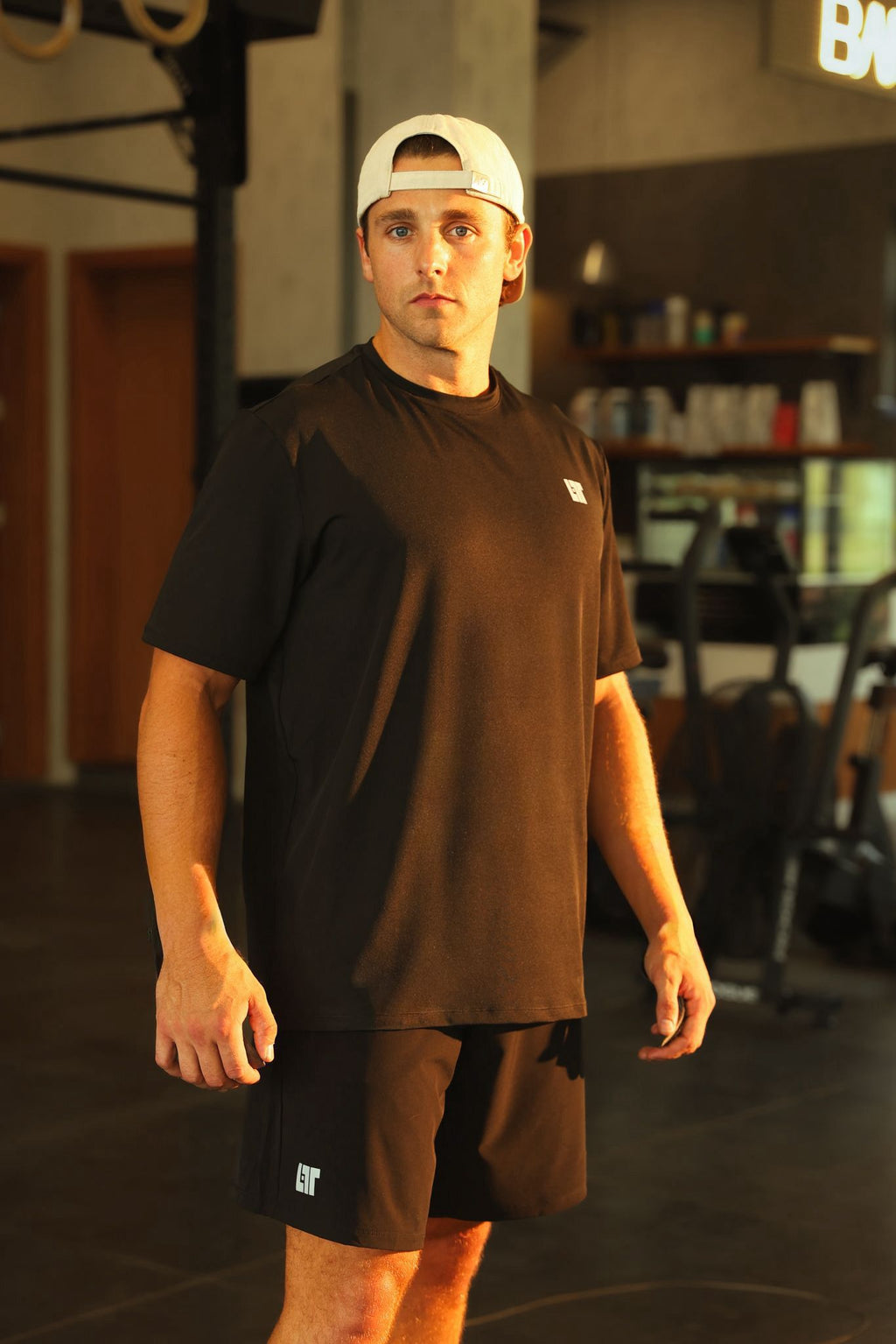 Oversized All Sport Logo Black T-shirt