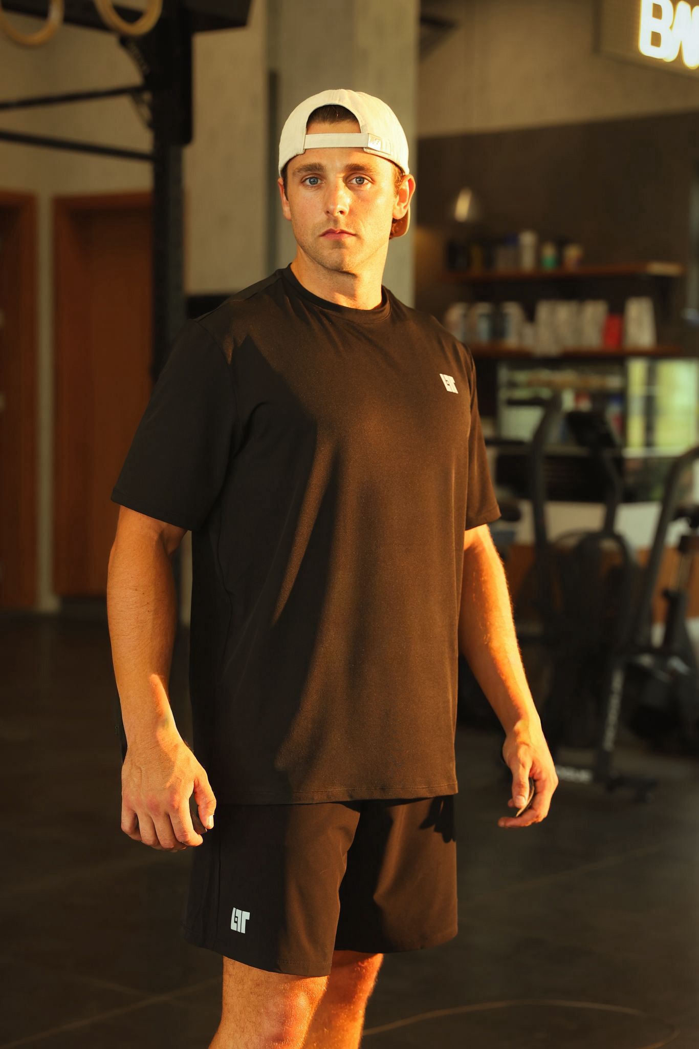 Oversized All Sport Logo Black T-shirt