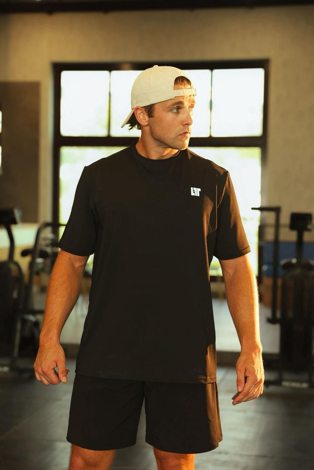 Oversized All Sport Logo Black T-shirt