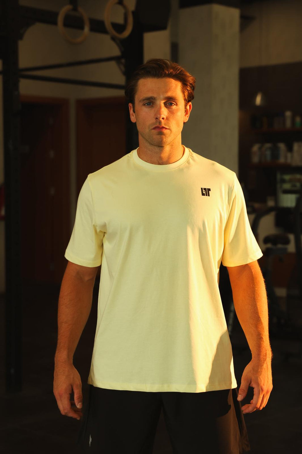 Oversized Logo Yellow T-shirt