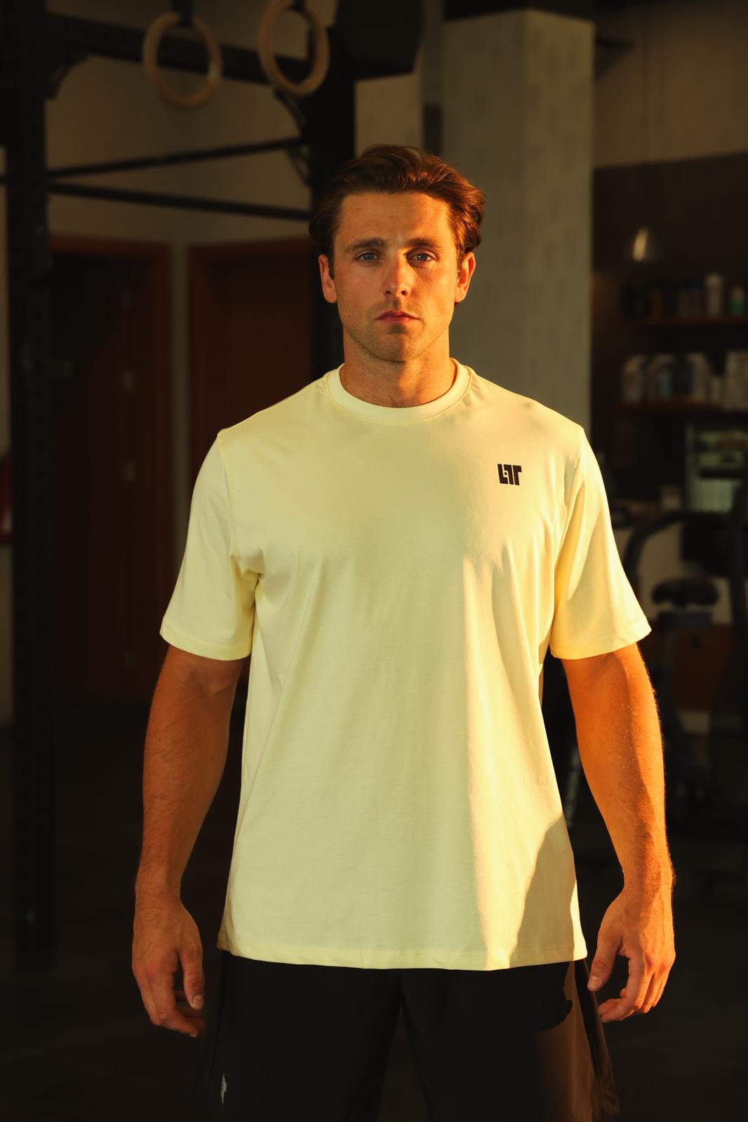 Oversized Logo Yellow T-shirt