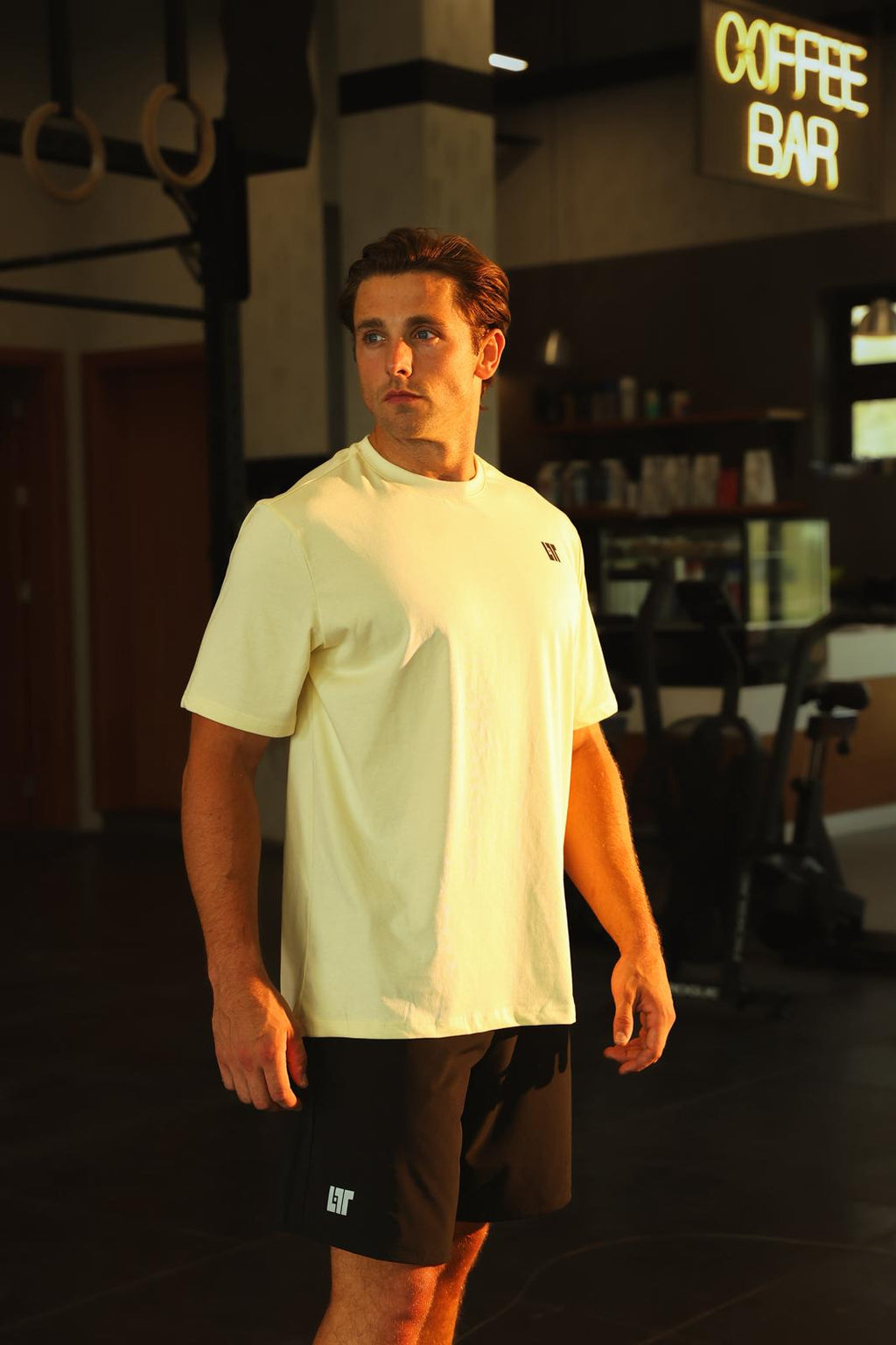 Oversized Logo Yellow T-shirt